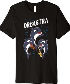 Orcastra Funny Orca Whale Orchestra Players Premium T-Shirt