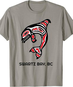 Swartz Bay, BC Native American Orca Killer Whales Gift T-Shirt